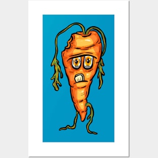 The Zombie Vegan Carrot Posters and Art